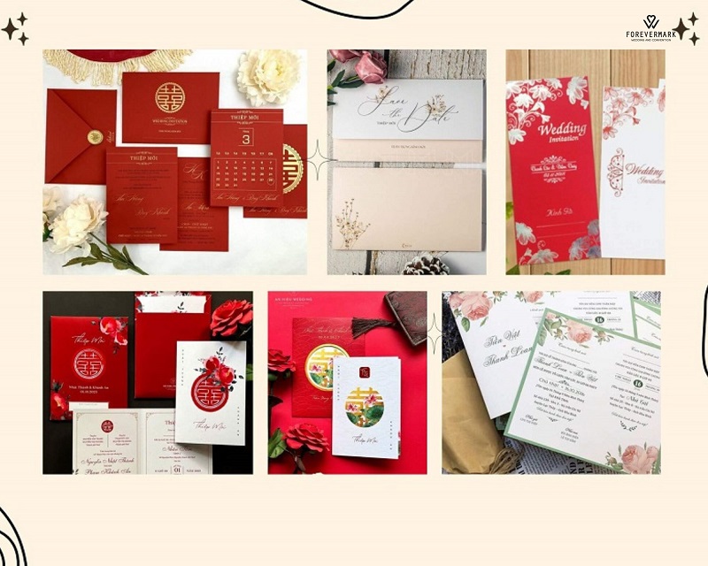 Chia sẻ một số mẫu thiệp cưới màu đỏ truyền thống đẹp